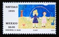 Postage stamp Mexico, 1985. ChildrenÃ¢â¬â¢s drawing